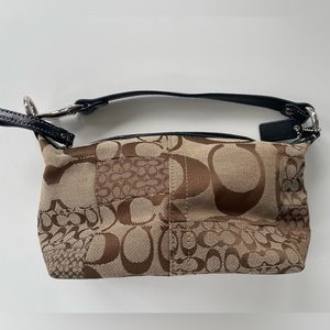 Coach brown small handbag